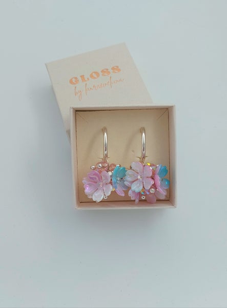 Blossom korvakorut / hopea