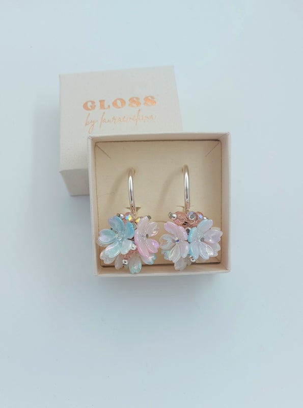 Blossom korvakorut / hopea