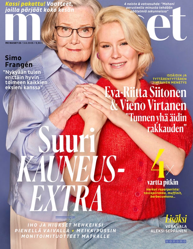 Earcuff korvakorut Me Naiset -lehden kannessa!